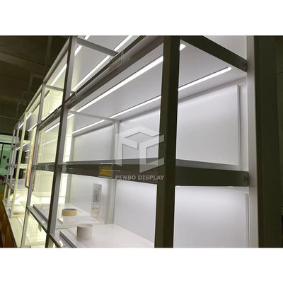 15mm Thick MDF Skin Care Display For Cosmetic Store OEM With TV Player