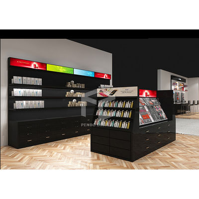 ODM Skin Care Display 9mm Thick MDF Skincare Cabinet Powder Coated